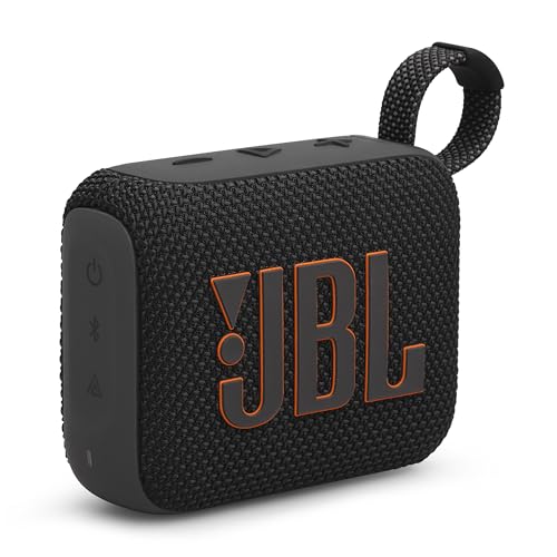 JBL GO4 Bluetoothスピーカー USB C充電/IP67防塵防水/アプリ対応/パッシブラジエーター搭載/ポータブル/ブラック JBLGO4BLK