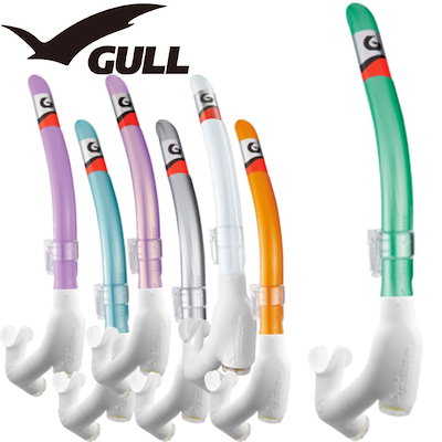 に値下げ！ gull スーパーブリットミニ スノーケル スーパーホワイト 