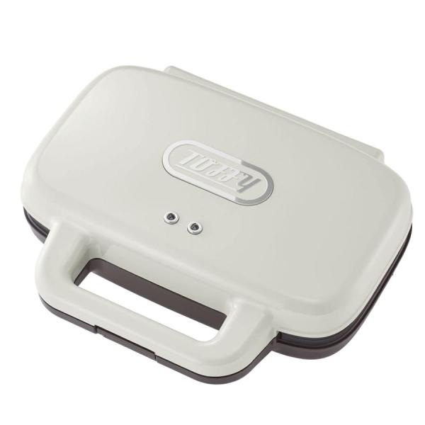 Toffy トフィー K-HS4-AW ホワイト ホットサンドメーカー 2枚焼き コンパクト