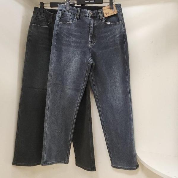 HC15 メンズ 冬 ミンクボアボンディング ウエストインバンド スパン レギュラーフィット ジーンズ NQL (S42329008)