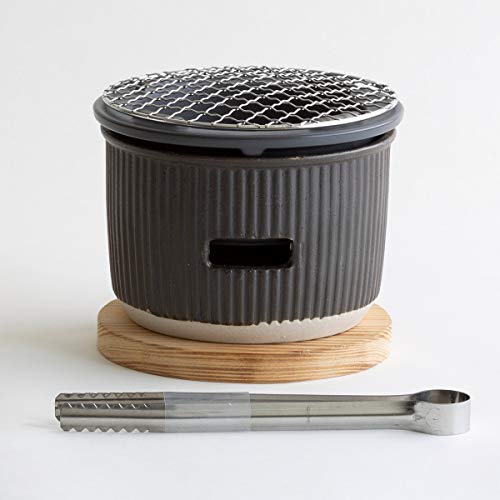 色：黒（小） LOLO * 炭焼きグリル 黒小 * 卓上 * アウトドア * 日本製 * ソログリル