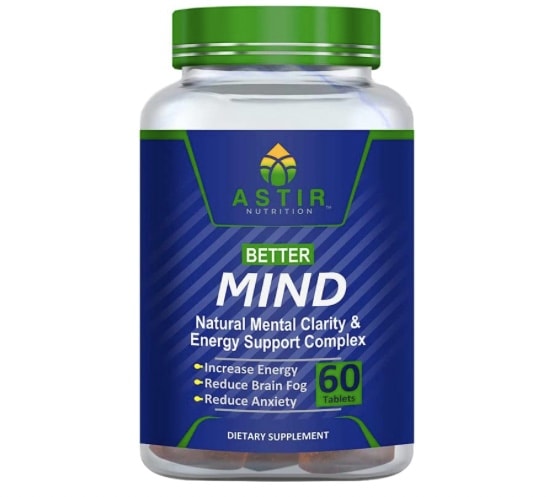 【Astir Nutrition 記憶力と集中力のための脳サプリメント】60錠入 60 種類のプレミアム抗知性サプリメント