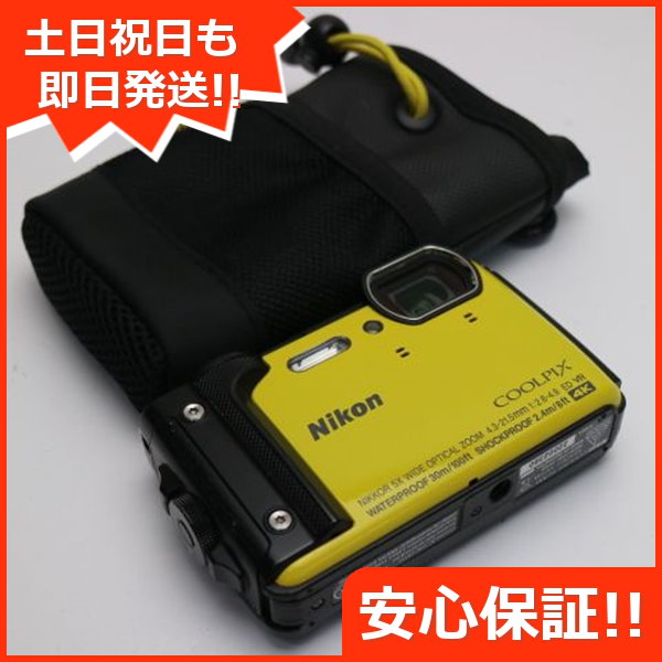 Qoo10] ニコン 美品 COOLPIX W300 イエロー