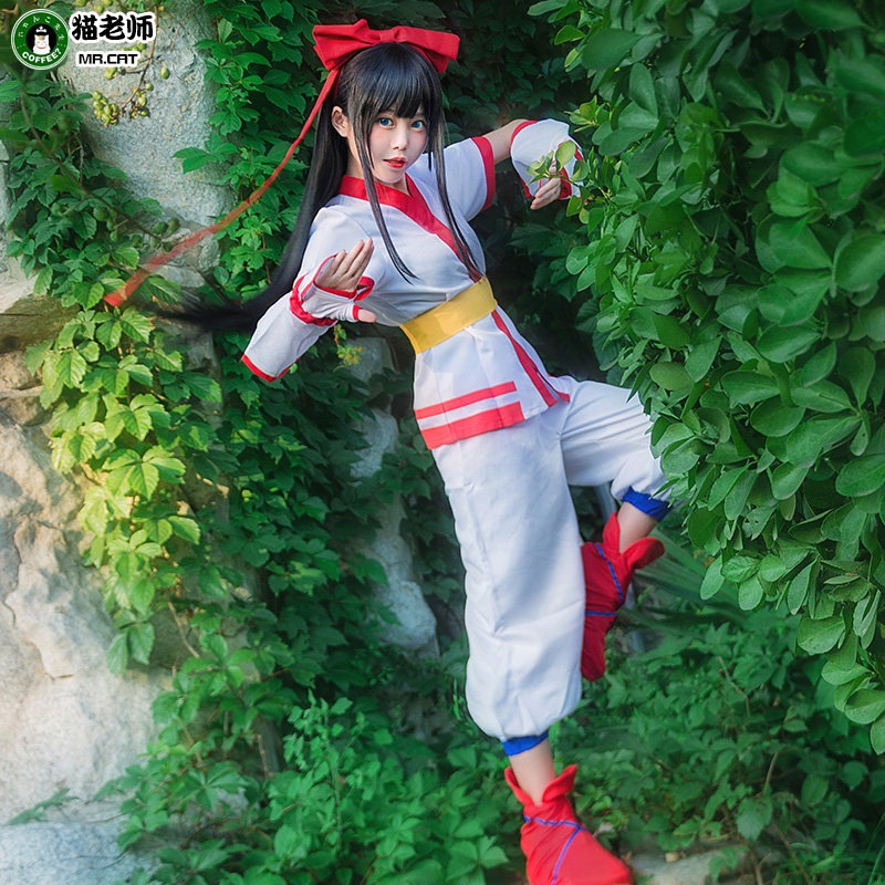 猫先生ナコルルcos衣装フルセットゲームアニメコスプレ制服魔女コスチュームイーグルガーディアン