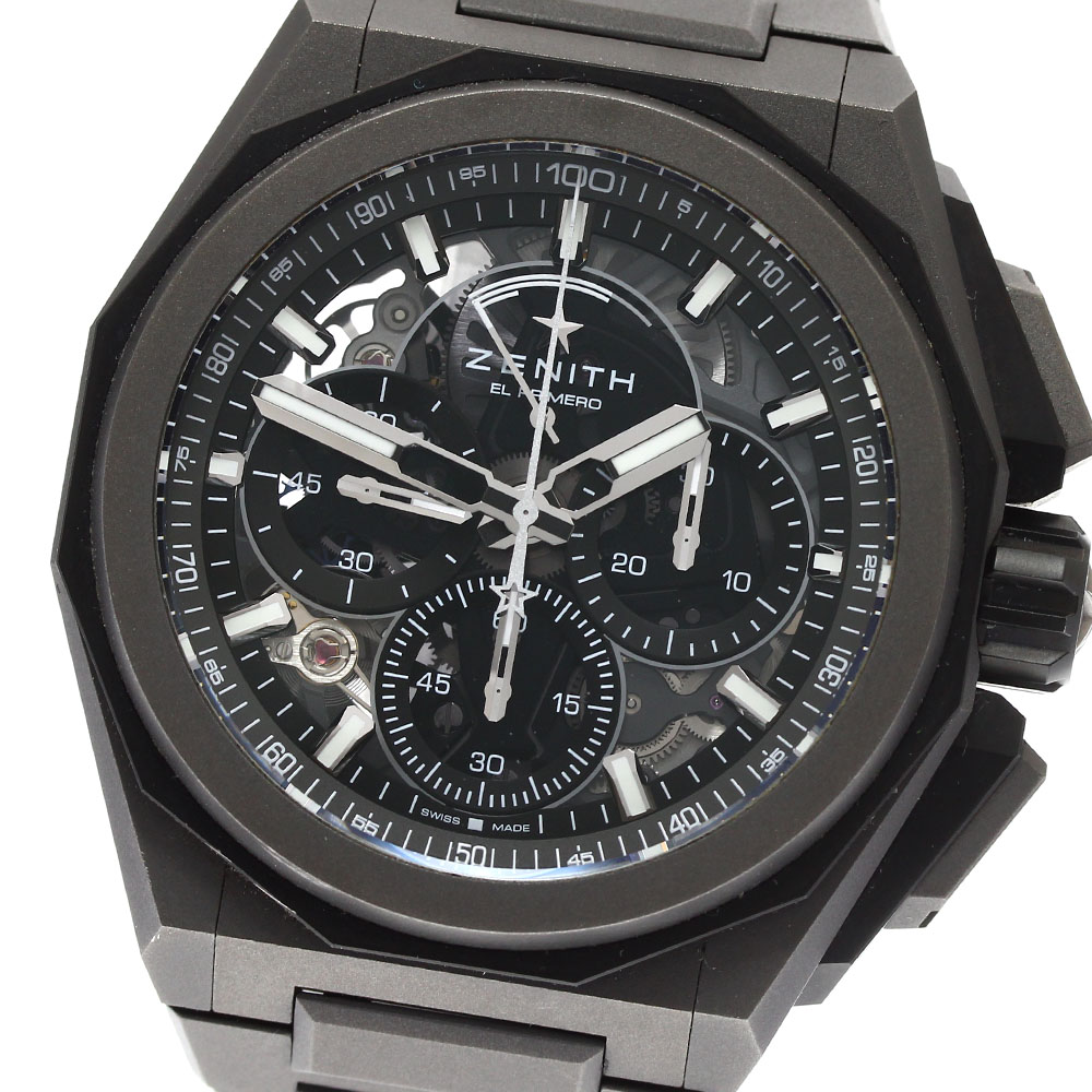 ゼニス ZENITH 97.9100.9004/02.I001 デファイ エクストリーム クロノグラフ 自動巻き メンズ 良品 箱・保証書付き_884384【中古】