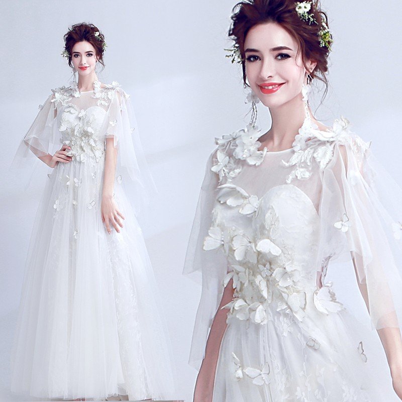 ウェディングドレス Aラインドレス 安い ウエディングドレス 二次会 花嫁 ロングドレス パーティー