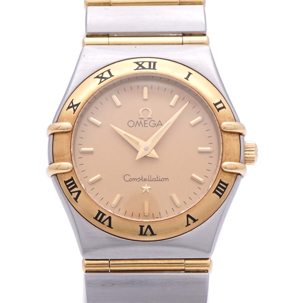 美品 クオーツ コンステレーション フルバー 1272.10.00 腕時計 ステンレススチール/K18イエローゴールド ゴールド 0958【中古】 レディース 87,725円
