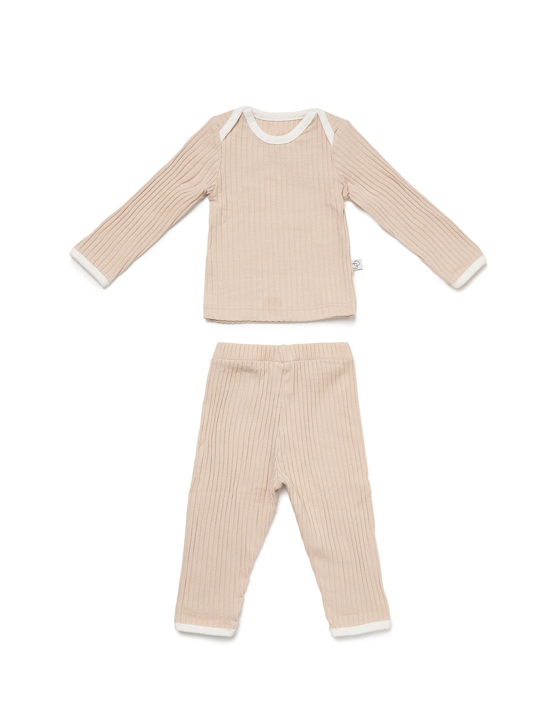 [Hey dudu]韓国人気ブランドベビー 赤ちゃん部屋着セット ペールピンク