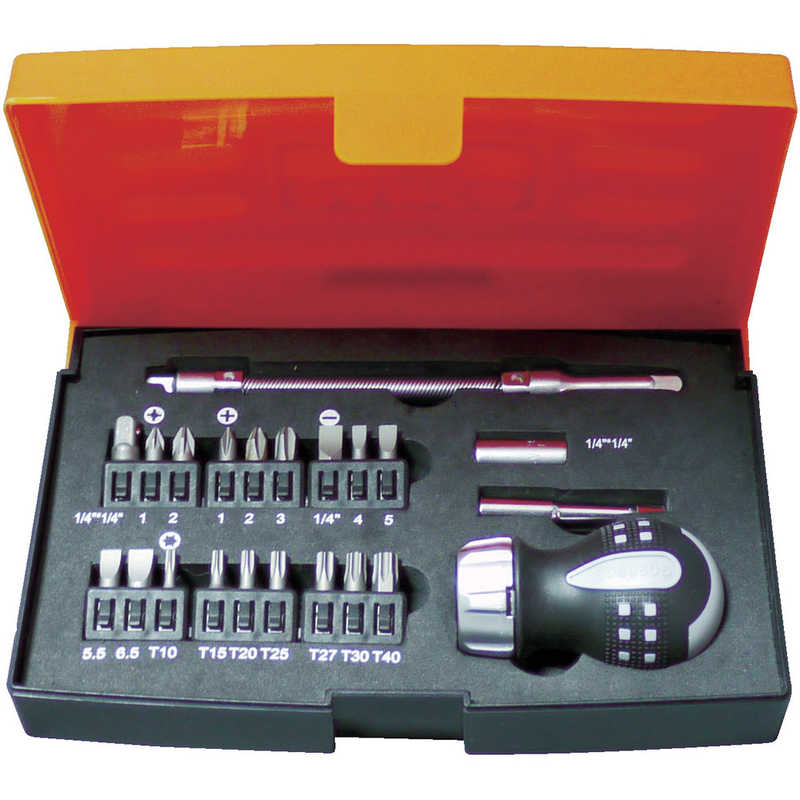 スナップオンツールズ　22点スタビーラチェットドライバーセット　808050S22