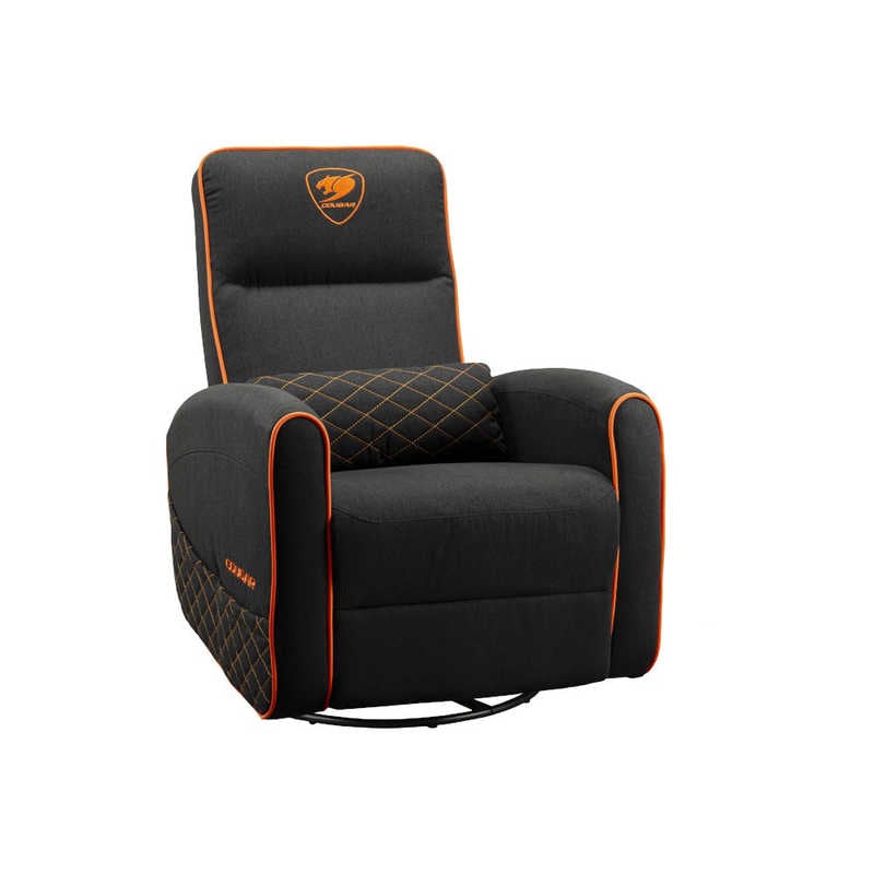 COUGAR　ゲーミングソファ ［シート W520xD560xH1030mm］ FIDOM ブラック＋オレンジ　CGRFDFORB