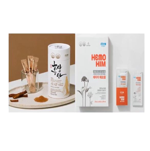 紅参ダン(1g*60包2ヶ月分)+ ヘモヒム (20ml*60包1ヶ月分) K-FOOD 15,192円