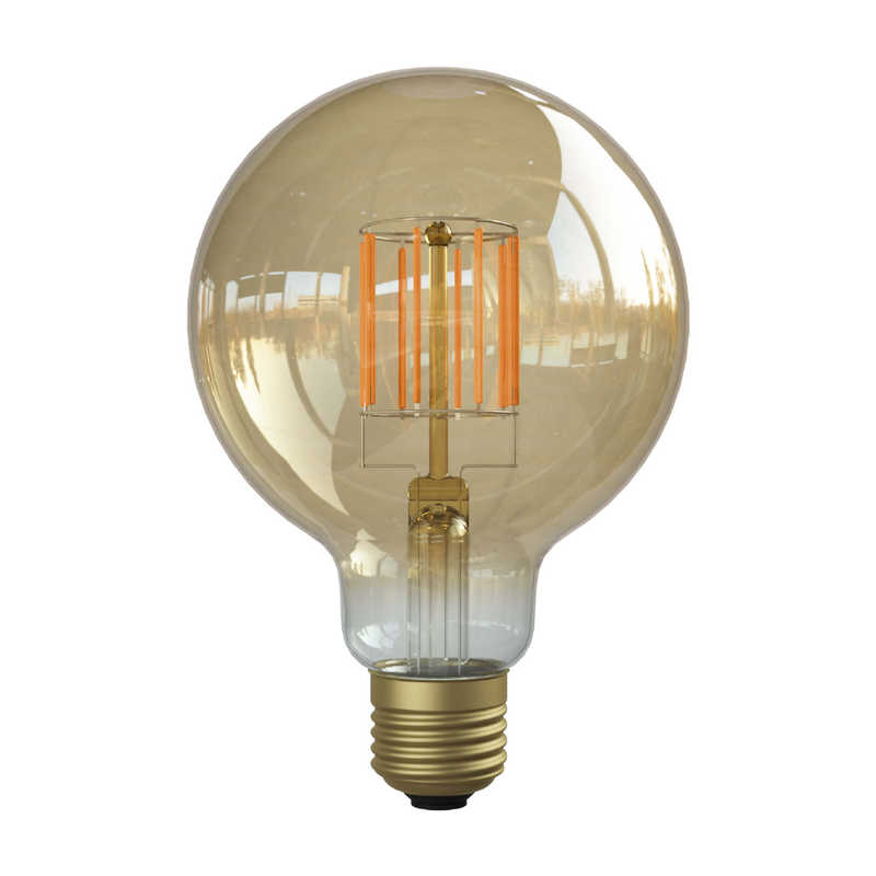 ビートソニック　LED電球 ボール95 アンバー Siphon ［E26 ボール電球形 40W相当 電球色 1個 全方向タイプ］　LDF108D