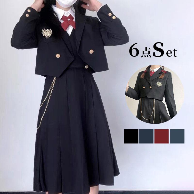 卒業式 小学校 女子 スーツ 女の子 6点セット 成人式 ワンピース ジャケット 入学式 スーツ 高校生 フォーマルスーツ 中学生 卒服 袴大学 スクール 制服