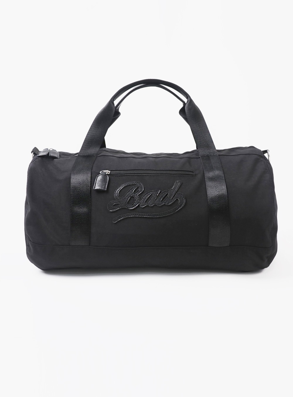 【BADBLOOD】 BAD LOGO NYLON DUFFEL BAG : BLACK