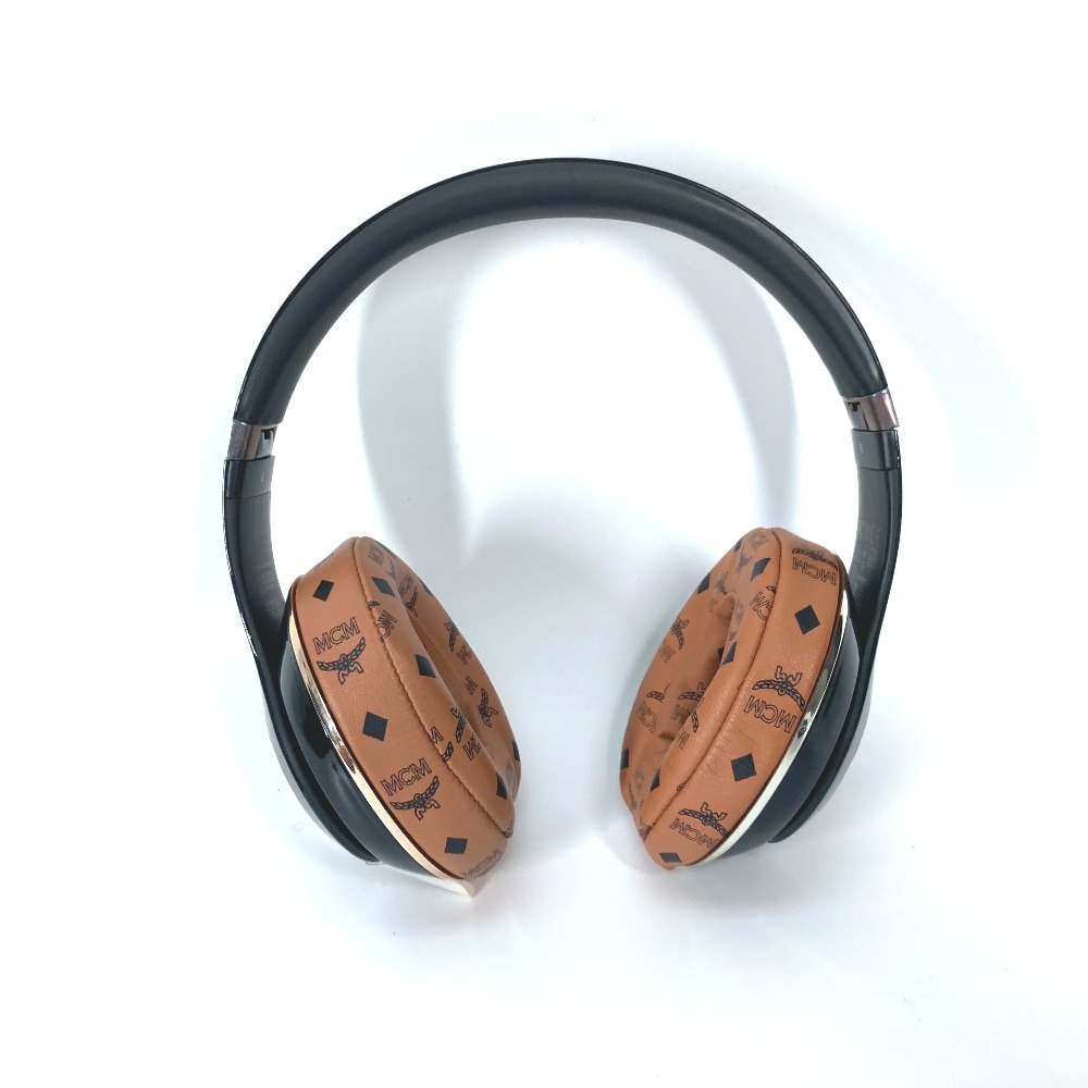 ヘッドフォン Beats ビーツ ワイヤレス ヘッドフォン ケース付き ロゴ ヴィセトス プラスチック製 ブラウン