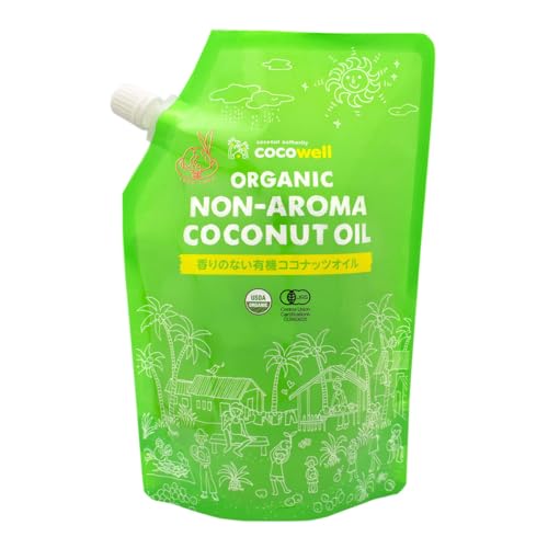 ココウェル 香りのない有機ココナッツオイル 460g(500ml)×3個 4,855円