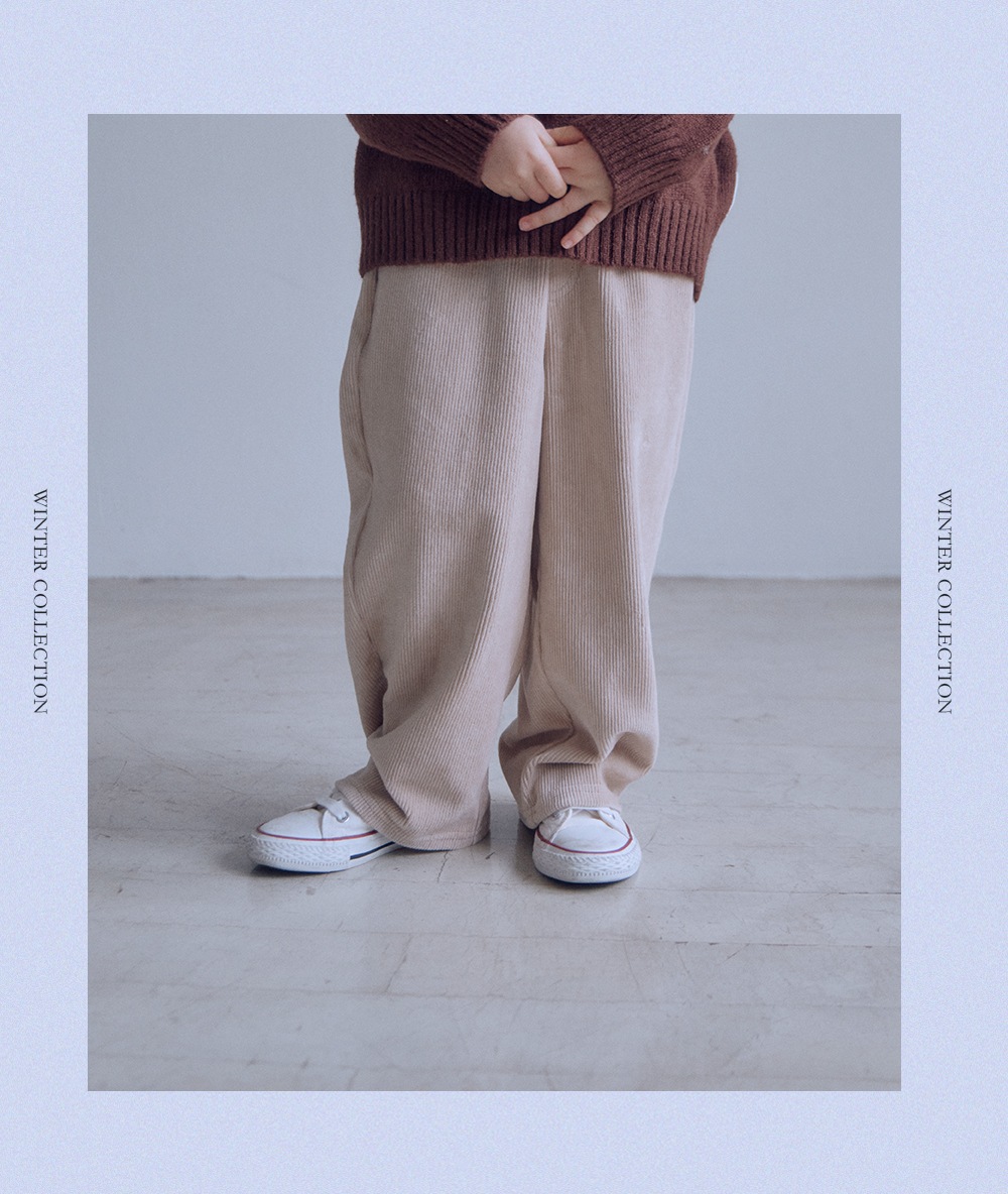 （コーデュロイ）ミルクティーパンツ