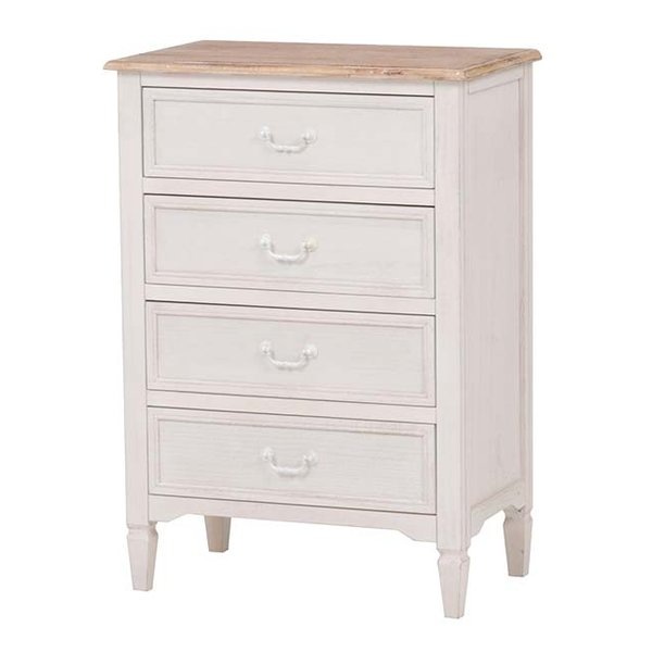 チェスト 収納家具 幅60cm アンティーク調 ホワイト MCH-7320WH 17,316円
