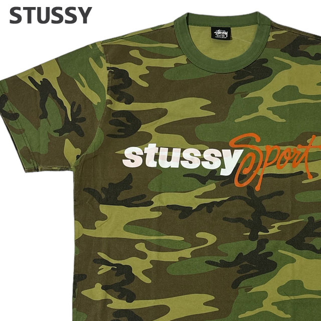 ステューシー STUSSY SPORT SCRIPT TEE スケート ストリート エイトボール ストックロゴ ストゥーシー スチューシー 200-009416-045