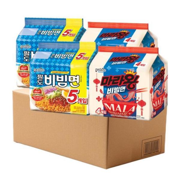 八道ビビン麺20個+麻辣王ビビン麺16個