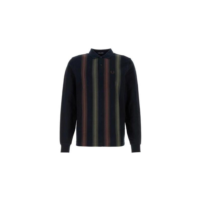 フレッドペリー オンブレ ストライプ 長袖 ポロシャツ M8685 608 TP953280727