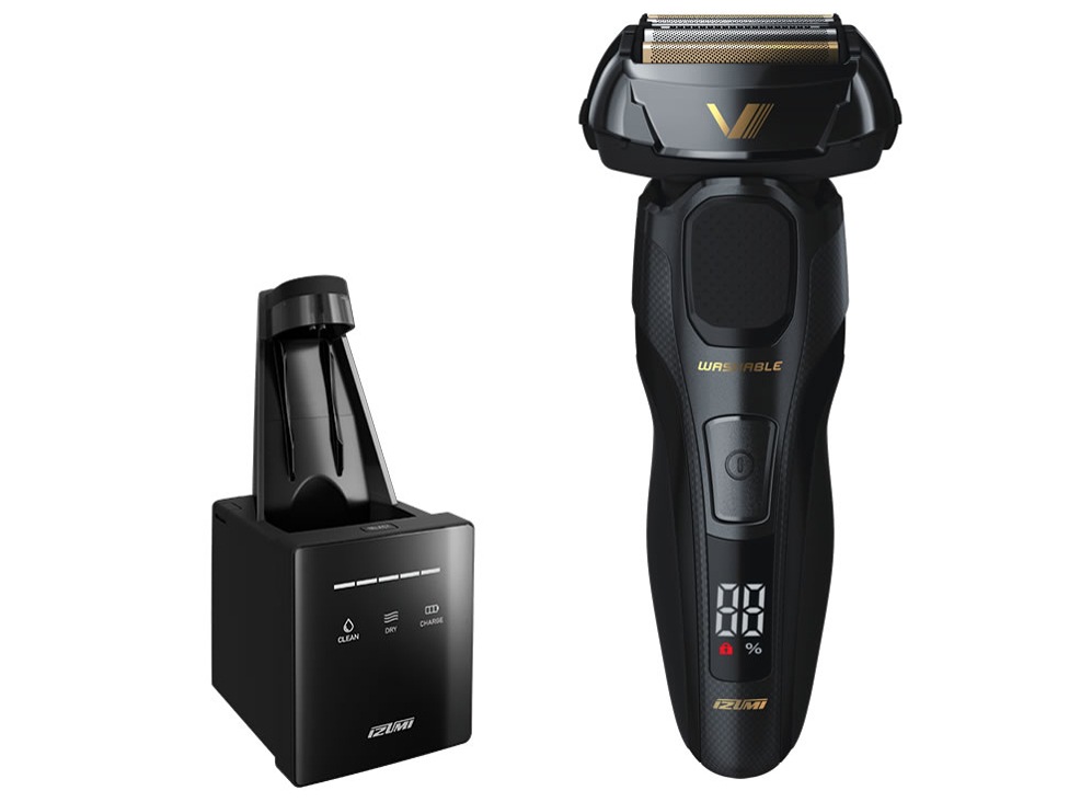 IZUMI マクセルイズミ Z-DRIVE IZF-V999 髭剃り 電気シェーバー 全自動クリーニング充電システム付 即納OK
