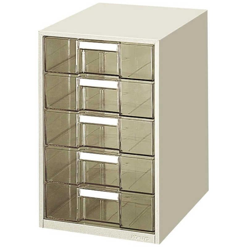 コクヨ　レターケース G型深型5段 ライトグレー　LC-G205M