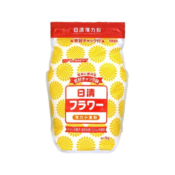 日清製粉 フラワー チャック付 1Kg 15 メーカー直送