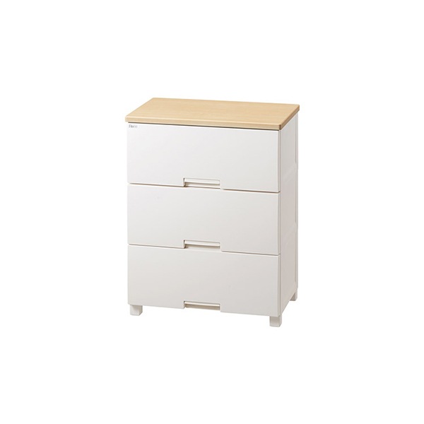 天馬(Tenma) フィッツプラス F6533D メープル/ホワイト チェスト