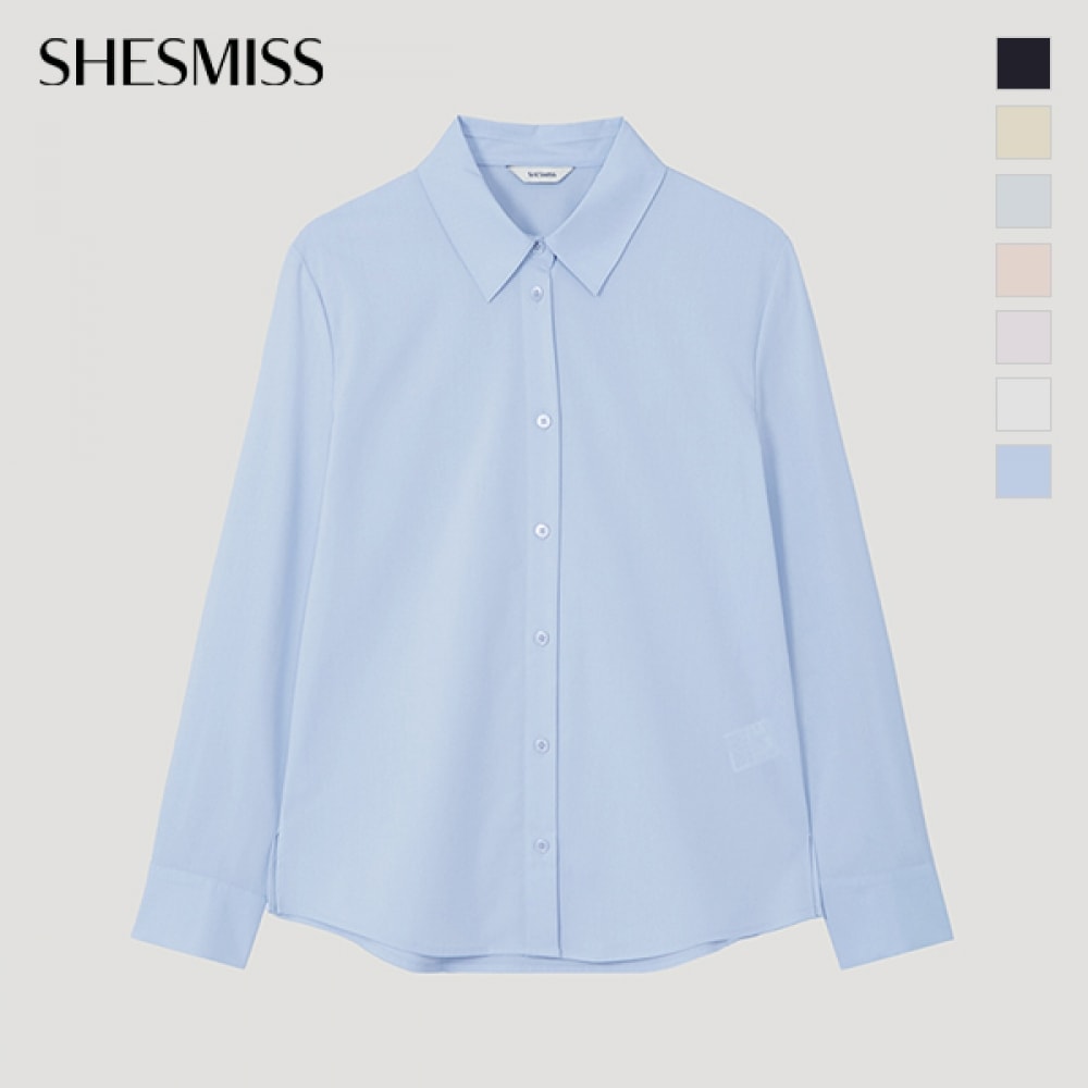 (シーズ・ミス) ベーシックスリムシャツ_SWWSTP12020