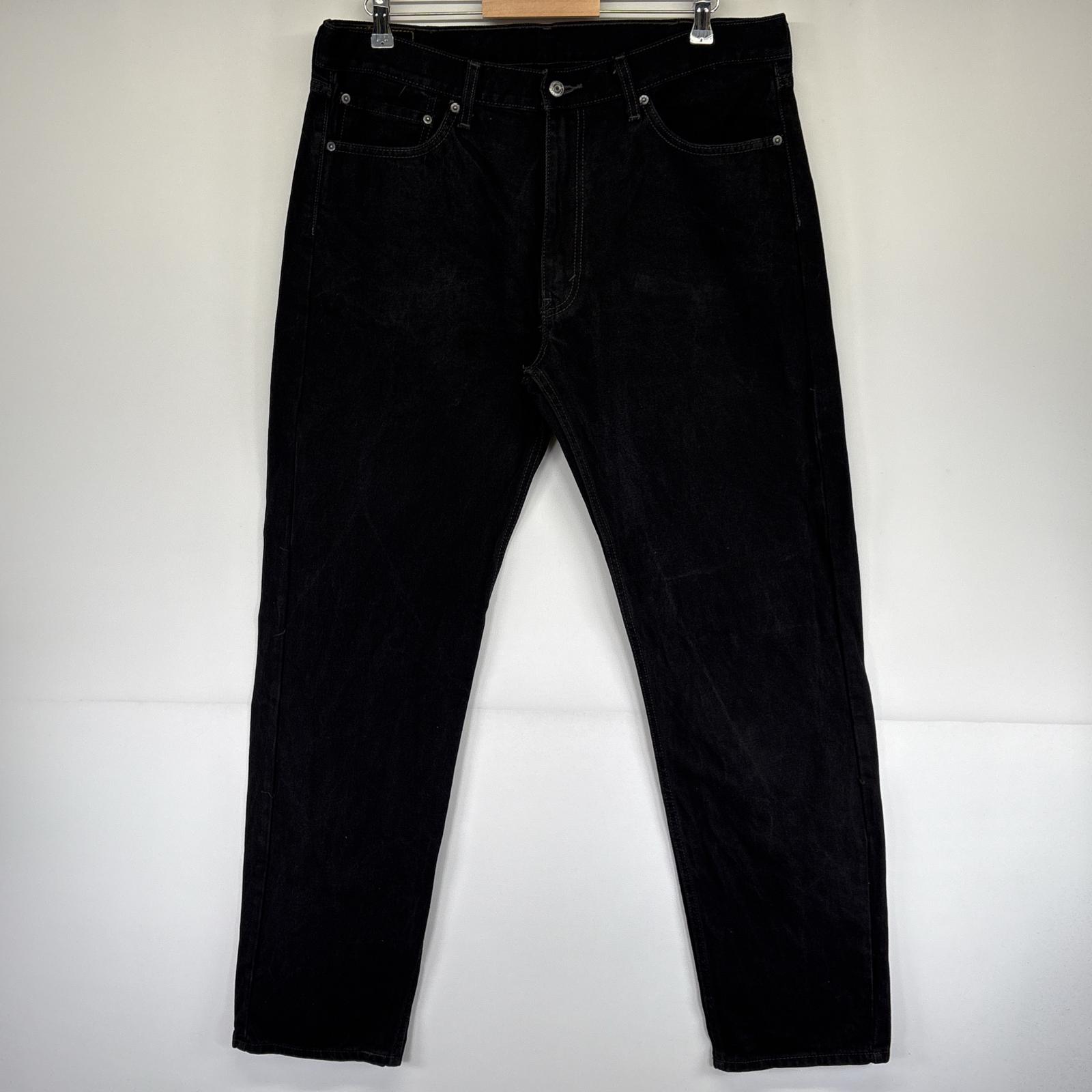 古着 デニムパンツ 505 ジッパーフライ ジーパン ジーンズ 色落ち 長ズボン 5ポケット w38 L36 ブラック メンズ