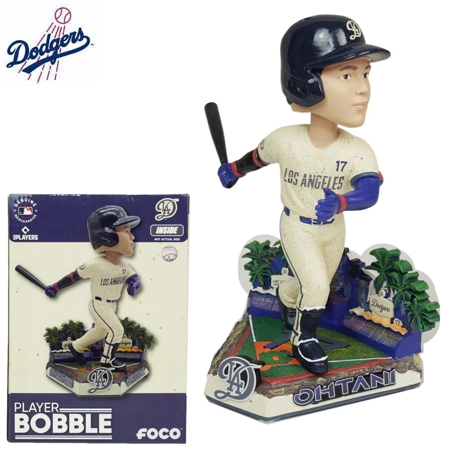 ロサンゼルスドジャース ボブルヘッド シリアルナンバー入りFOCO 8インチ プレイヤーボブルヘッド フィギュアFOCO BOBBLE OHTANI CITY CONNECT