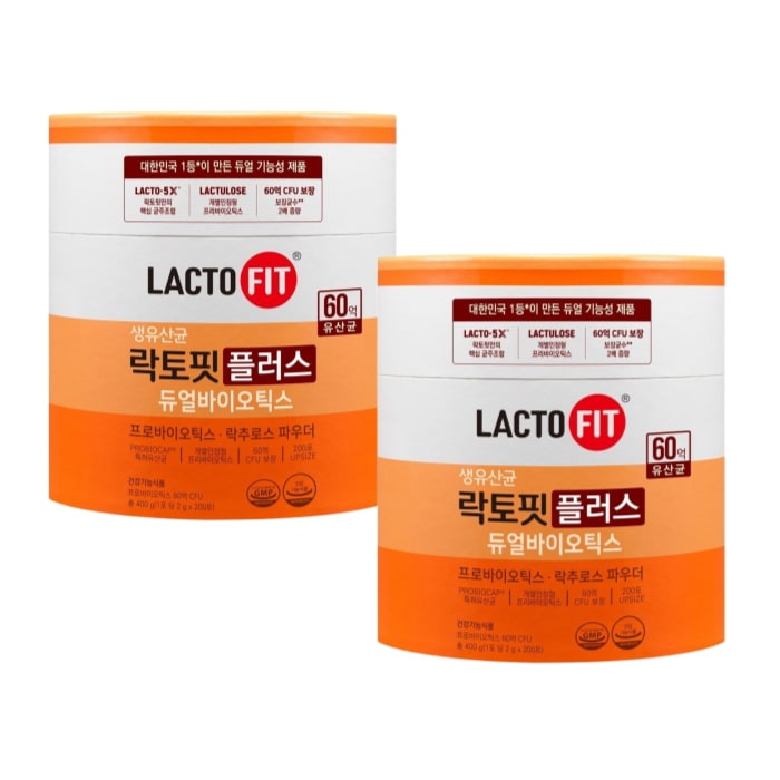 [コストコ韓国大人気] ラクトフィット LACTO FIT 生乳酸菌 2gx200包入り x 二つ ラクトフィート 大容量 韓国1位乳酸菌