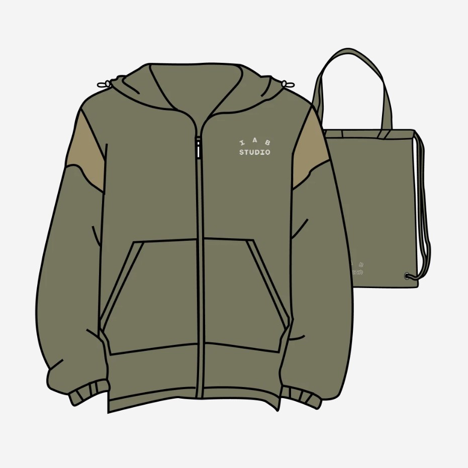 【IAB STUDIO】 IAB STUDIO WIND JACKET PACK : LEAF GREEN SILVER