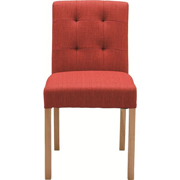 ダイニングチェア 木製（天然木） CL-812CRD レッド（赤）