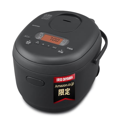 【Amazon.co.jp限定】アイリスオーヤマ 炊飯器 5.5合 一人暮らし マイコン式 煮込み発酵調理可能 RC-MDA50AZ マットブラック