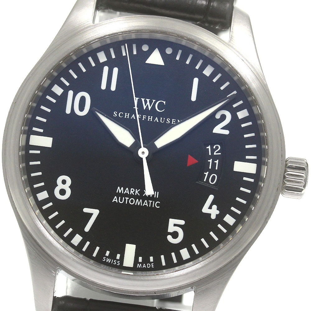 IWC IWC SCHAFFHAUSEN IW326501 パイロットウォッチ マークXVII デイト 自動巻き メンズ 良品 _845797【中古】
