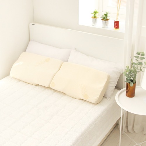 コージエン オーガニック 頚椎 メモリーフォーム 枕 2Pセット かわいい 韓国人気 韓国雑貨 寝具