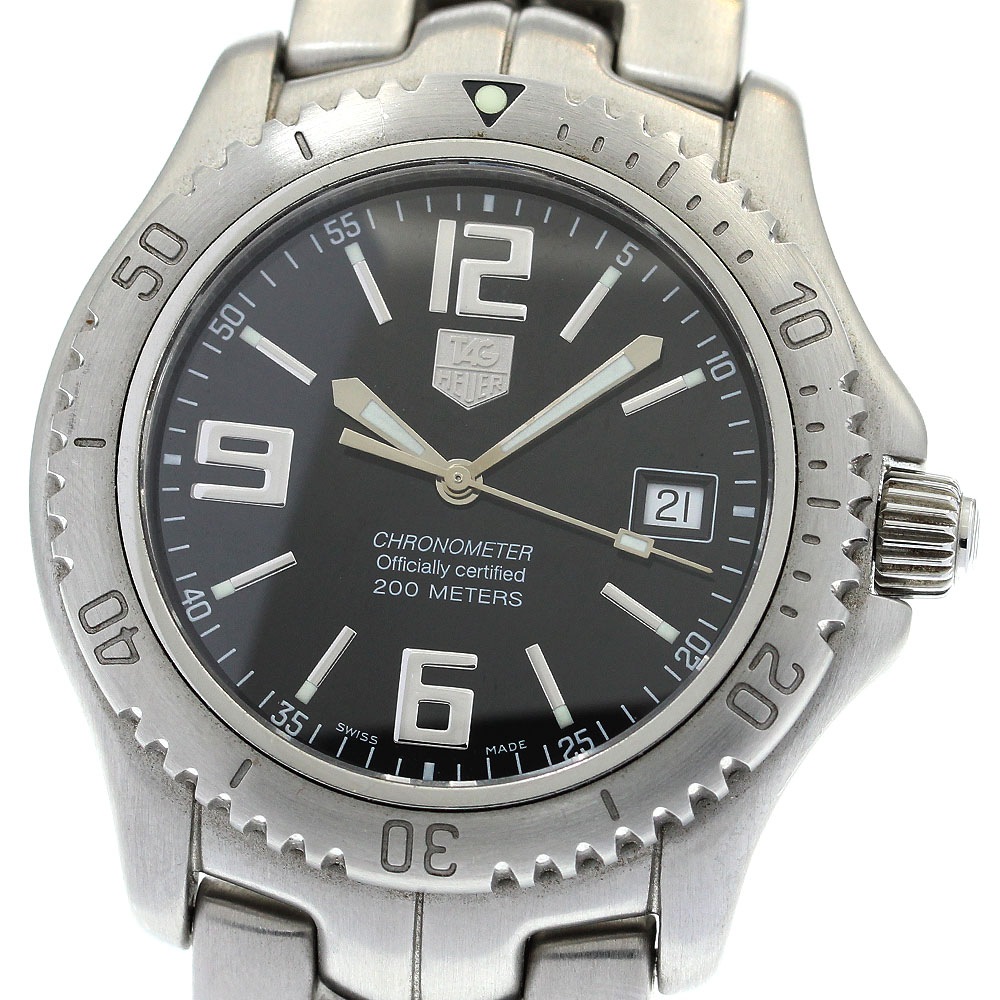タグホイヤー TAG HEUER WT5110 リンク デイト 自動巻き メンズ _874746【中古】