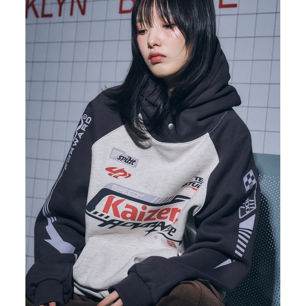 CPGN スタジオカイゼンレグランスナップパーカーチャコール