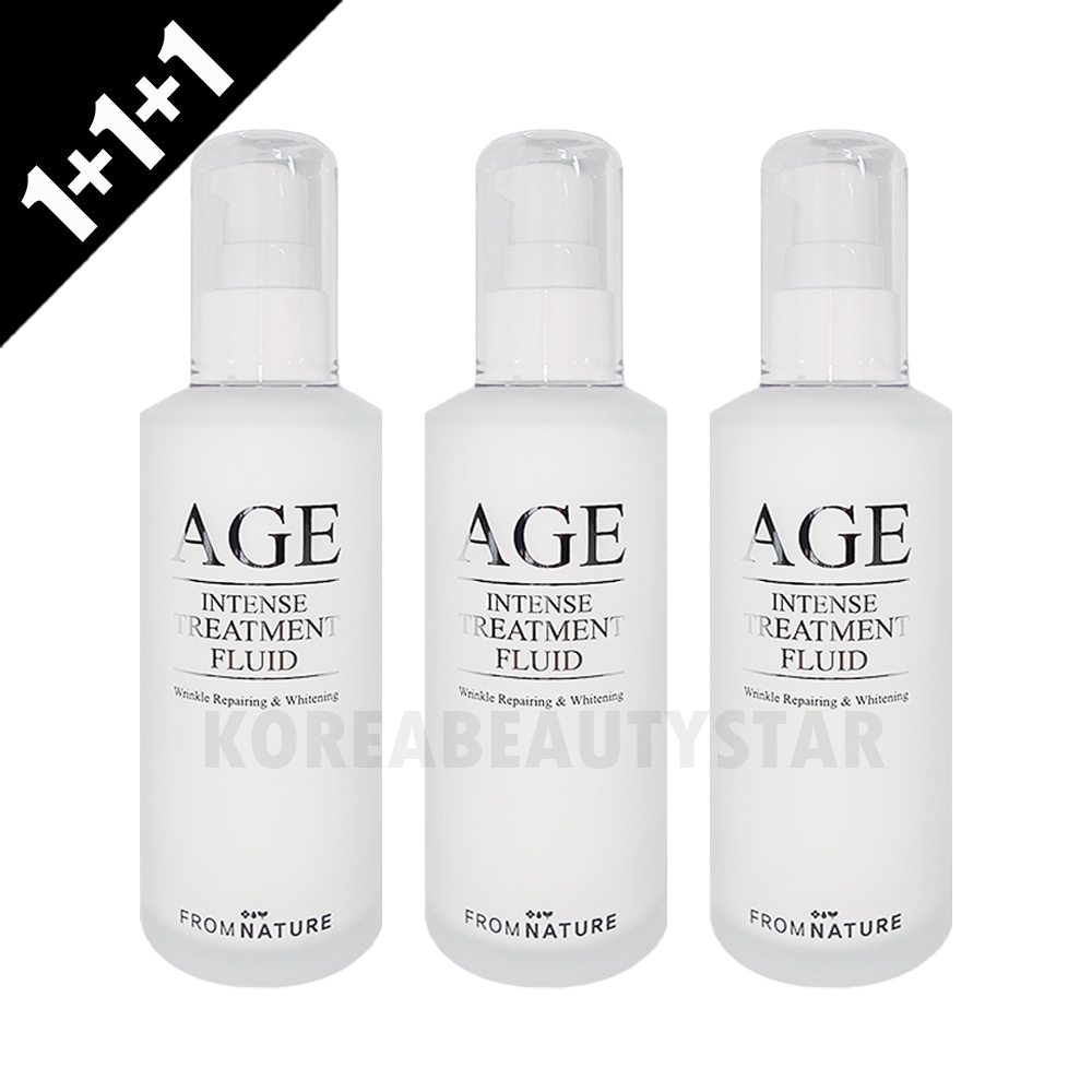 [1+1+1]AGE エイジインテンストリートメントフルイド 100ml*3個/乳液