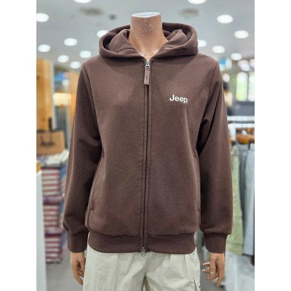 男女共用コンパスプリントフード付きジップアップ(JQ3TZU001_DB)_DG