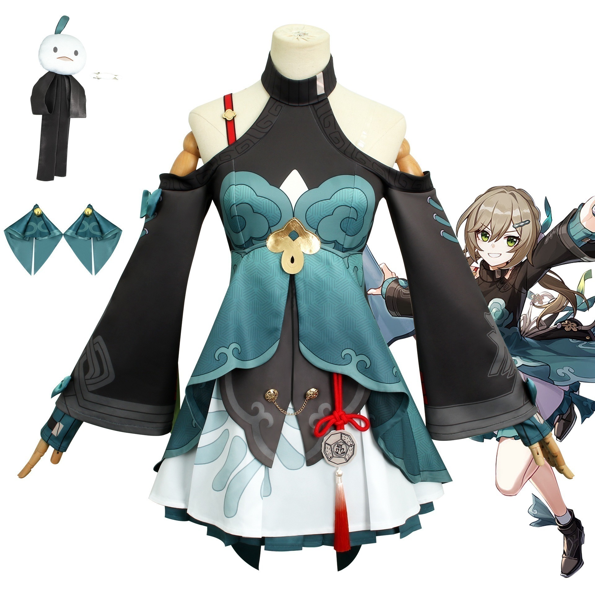崩壊星穹鉄道ゲームcos服青雀コスプレ少女アニメ二次元ゲームセット女
