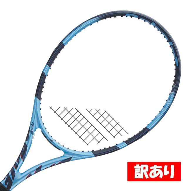 訳あり 0.5in Long バボラ(Babolat) 2025 ピュアドライブ ＋ (300g) 海外正規品 硬式テニスラケット シュリンクフィルム無し 101553-100(25y1m)[NC
