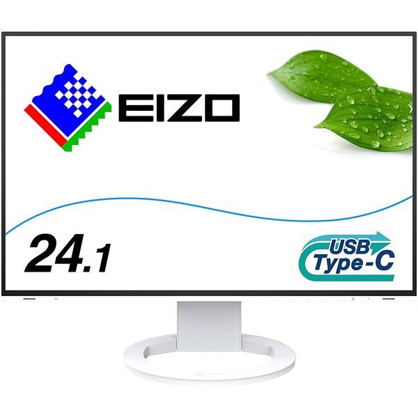 EV2485-WT FlexScan [24.1型液晶ディスプレイ (19201200 / HDMIDisplayPortUSB Type-C / ホワイト / スピーカー:あり)]
