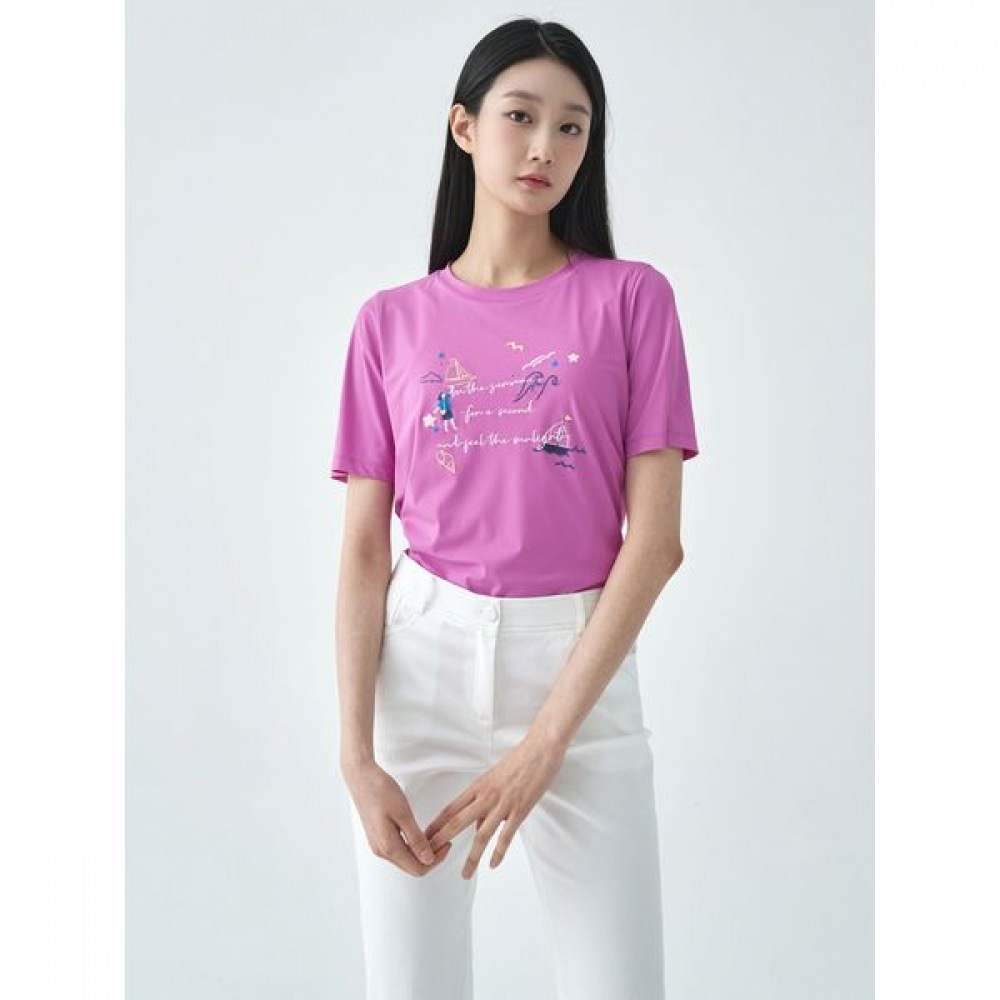 [ジセン] クールプリントショートスリーブTシャツ LSTSO455_PK