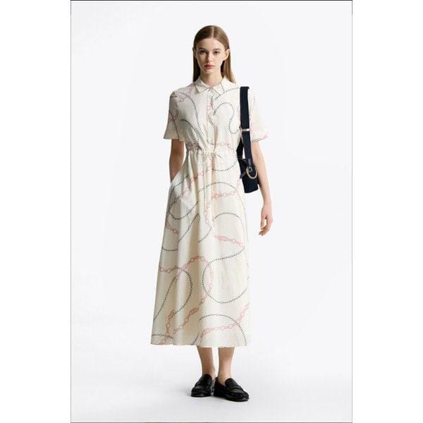 T22F3TDR092WT1 ボイルシャツドレス