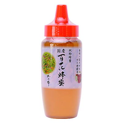 他サイト： はちみつ 専門店 国産 百花 蜂蜜 500g （とんがり容器）完熟 の 純粋 蜂蜜の商品画像