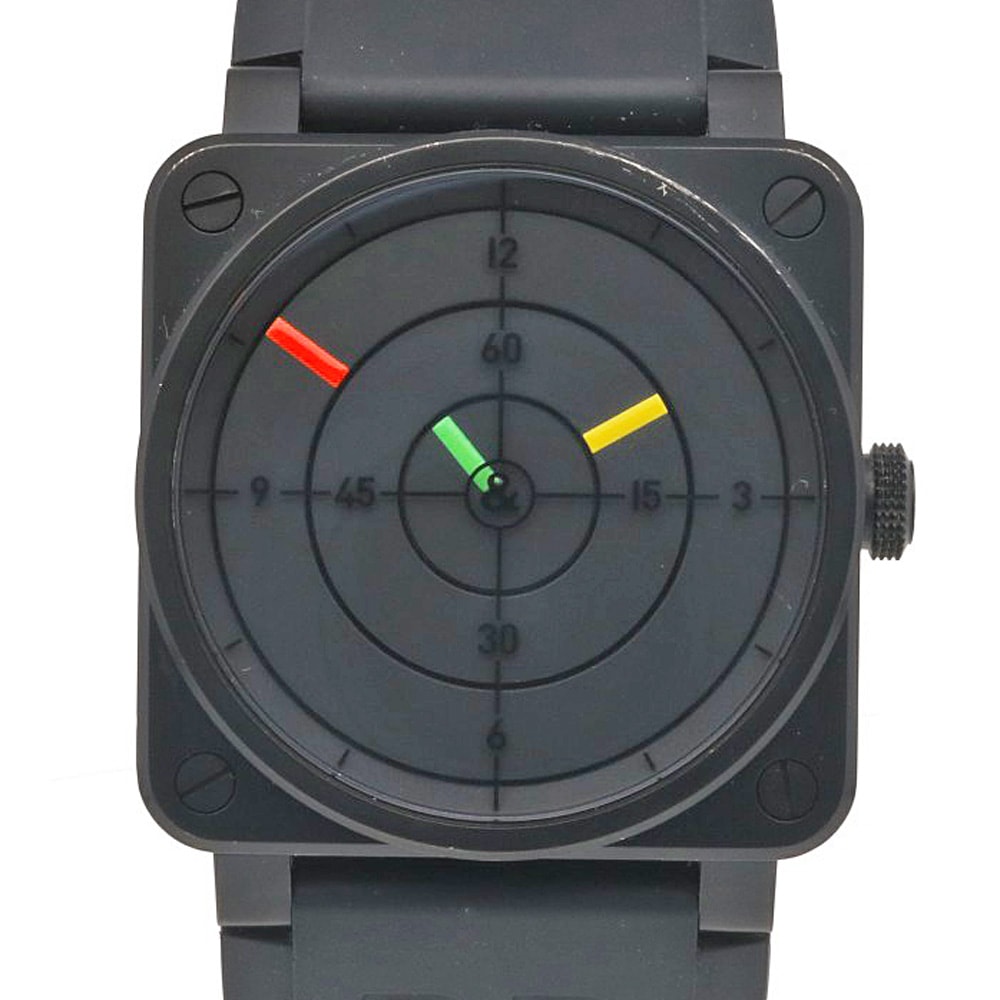 ベル アンド ロス レーダー 腕時計 ステンレススチール BR03-92 自動巻き 1年保証 Bell＆Ross 中古
