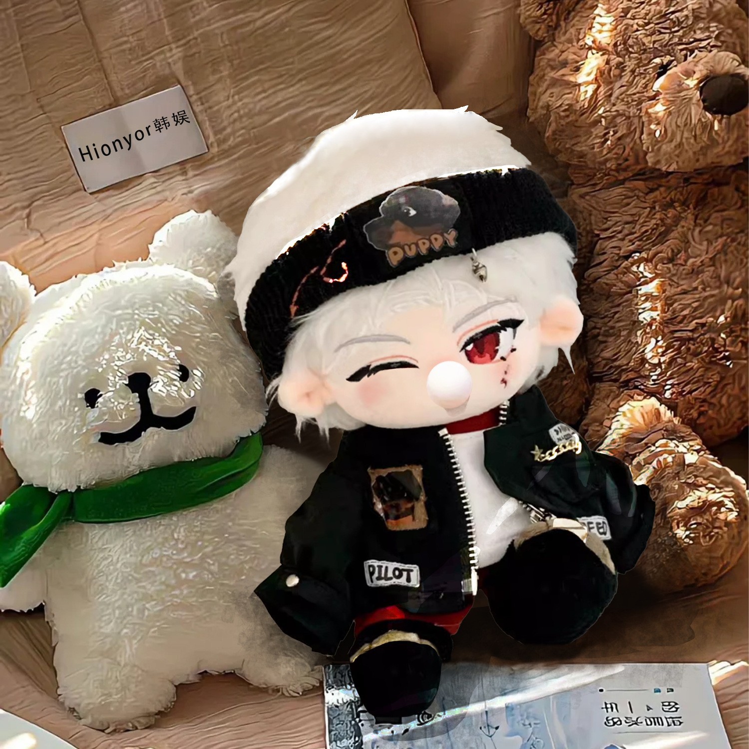 秦彻のキャラクター綿人形cmバブル小徹ぬいぐるみギフト